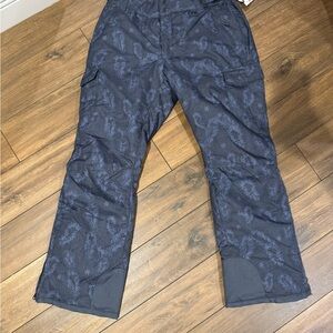 Women's Blue Patterned Pants